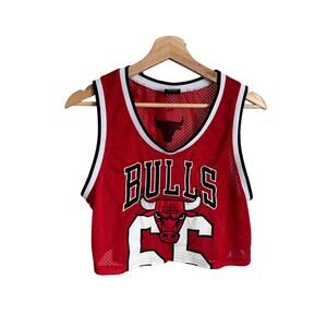 Women Chicago Bulls NBA Jersey Size Small Cropped